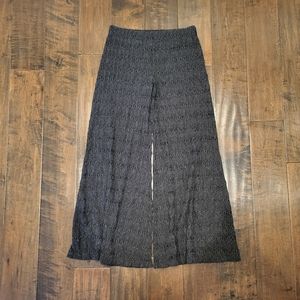 Free People Wide Leg Black Pants